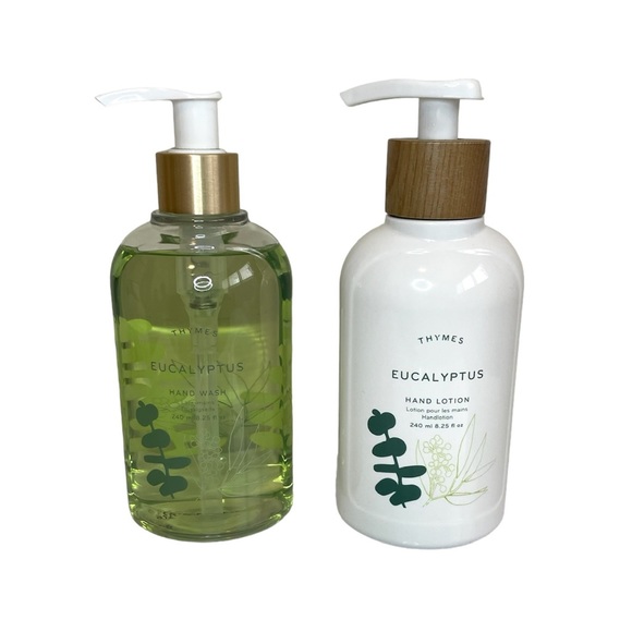 THYMES Bath & Body New Thymes Eucalyptus Sink Set Hand Wash Hand